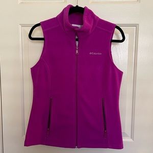 Columbia Women’s Fushia Omni-Heat Fleece Vest XS